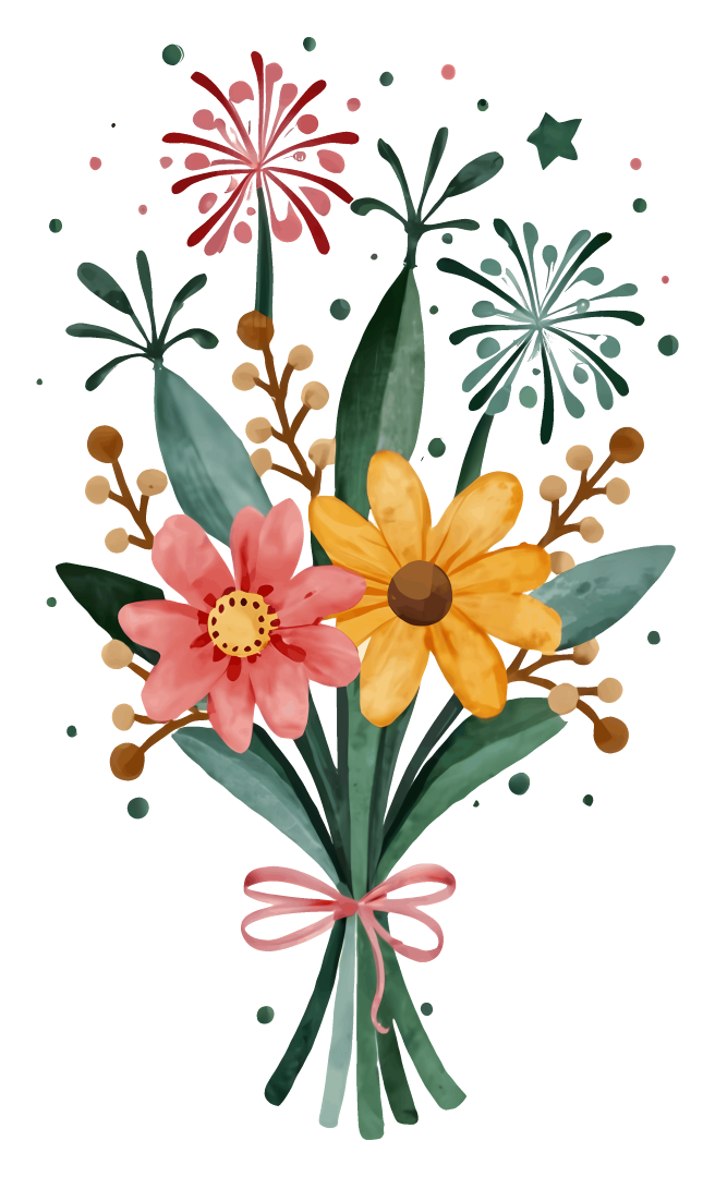 Blumenstrauß zum Jubiläum