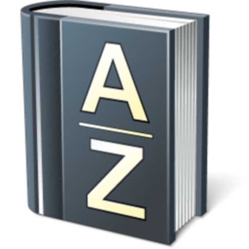 Ein Wörterbuch mit der Aufschrift A - Z