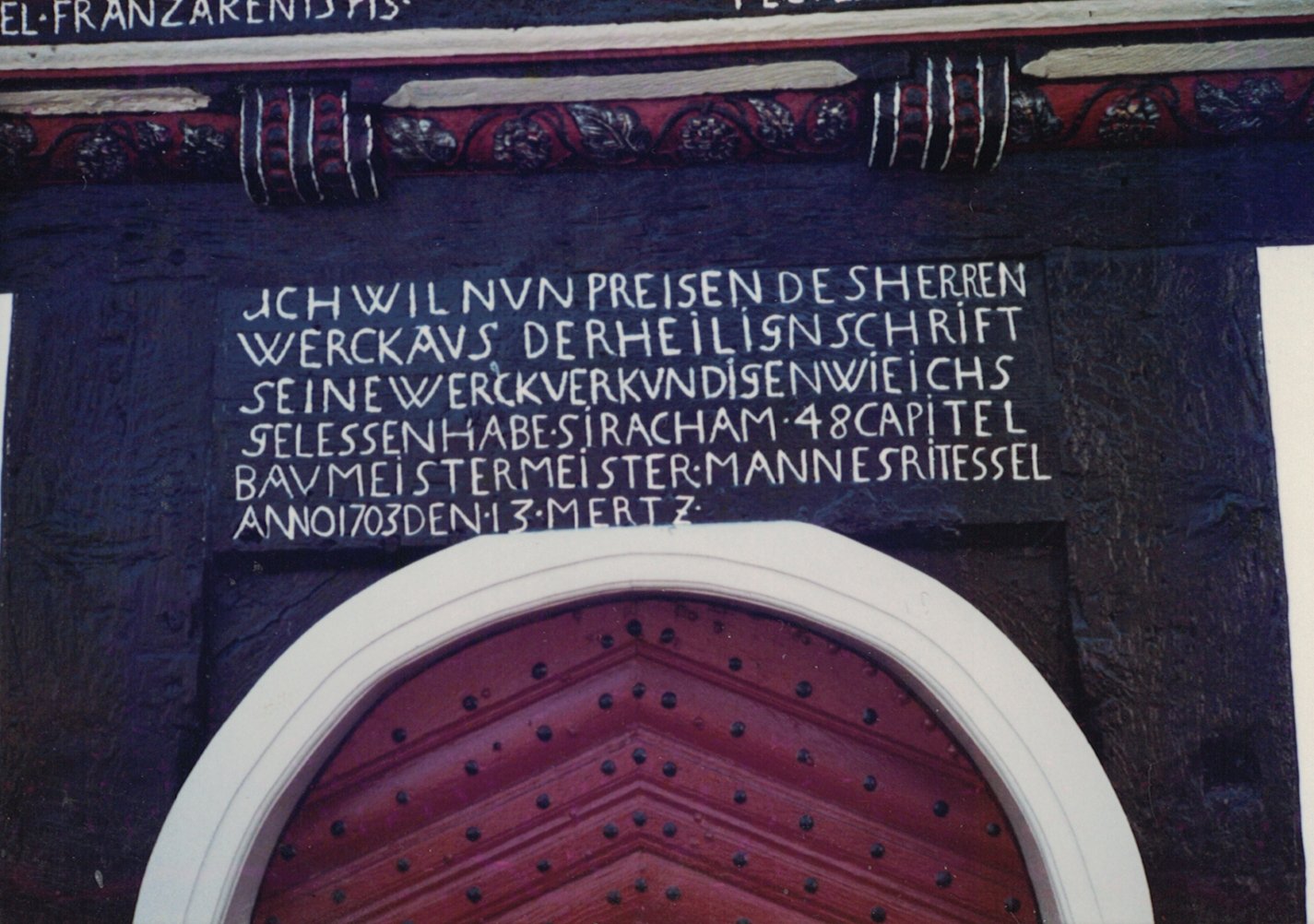 The “School Chapel” in Sassenhausen