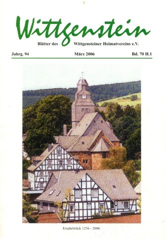 Inhaltsverzeichnisse WHV Hefte 2006