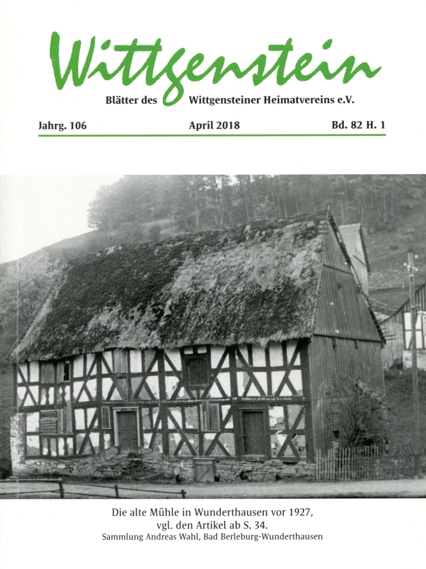Inhaltsverzeichnisse WHV Hefte 2018