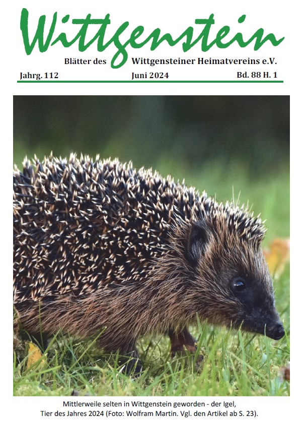 Inhaltsverzeichnisse WHV Hefte 2024