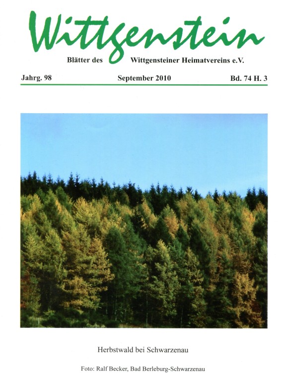 Inhaltsverzeichnisse WHV Hefte 2010
