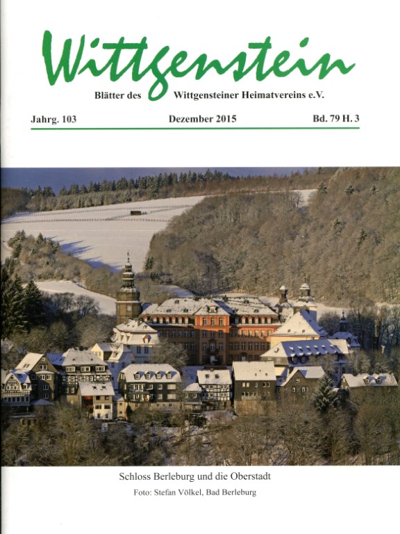 Titelseite von Heft 3 / 2015