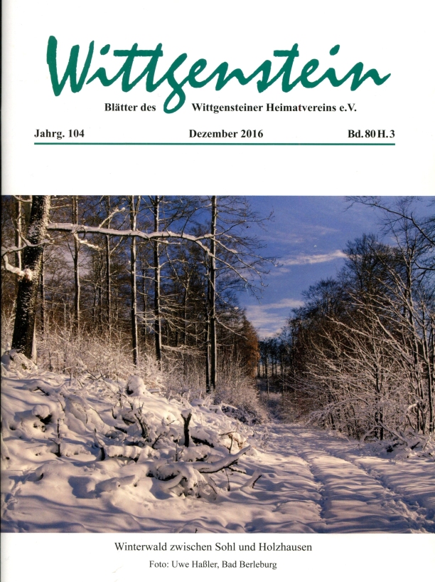 Titelseite von Heft 3 / 2016