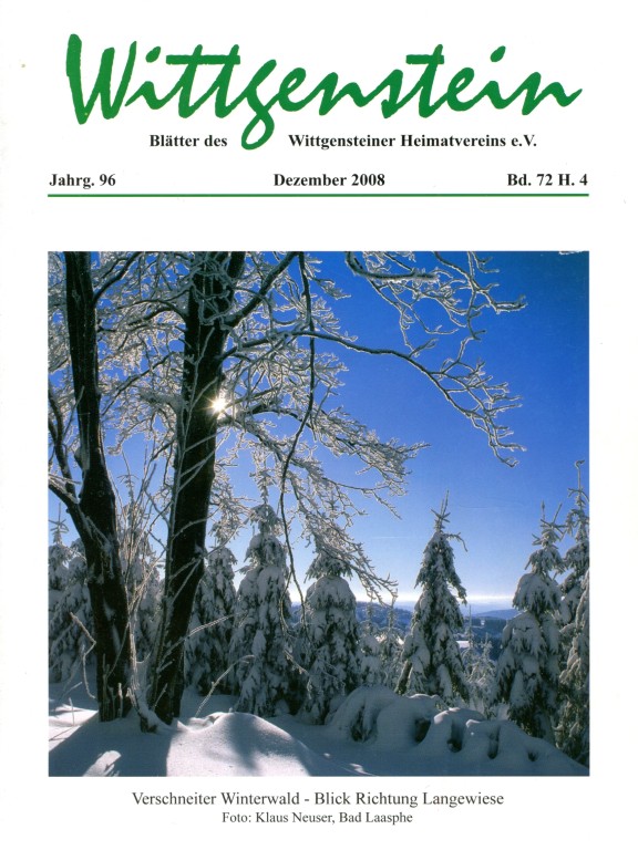 Inhaltsverzeichnisse WHV Hefte 2008